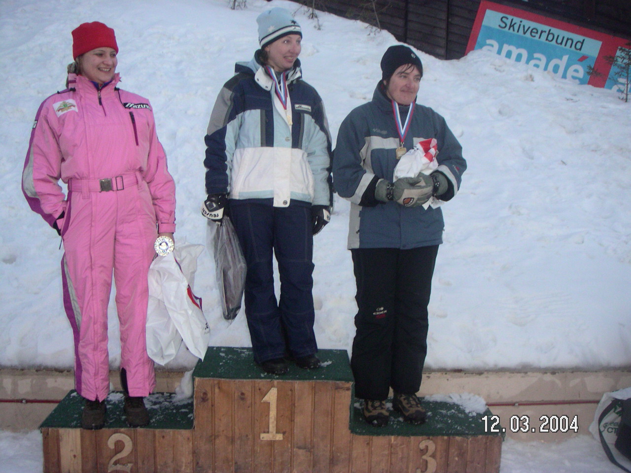 Женщины - призеры Ski Tour Cup 2004