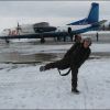 Хибины / апрель 2006 г. / катание со снегоходами.