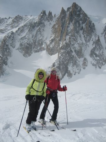 Белая долина. Мы со Skiwoman. (ее псевдоним на форуме)