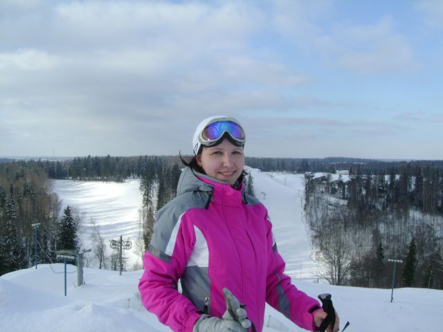 Горнолыжница :))