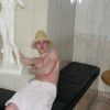 В сауне!