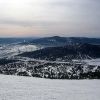 Вид с Горы Зеленая на поселок Шерегеш