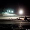 Траса с вечерним освещением.