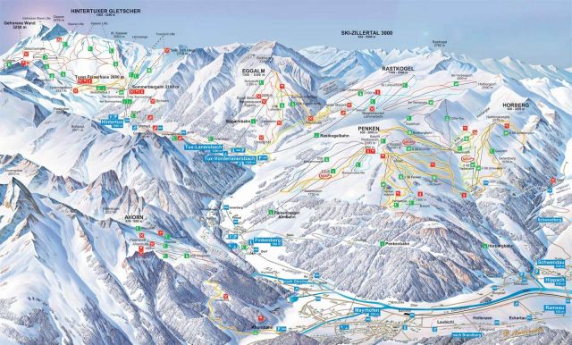 Ski Map Mayerhofen