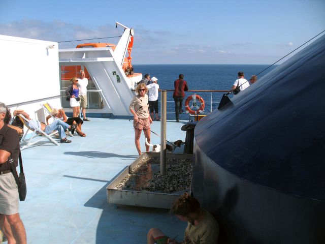 "Удобства" на пароме Corsica Ferries :)
