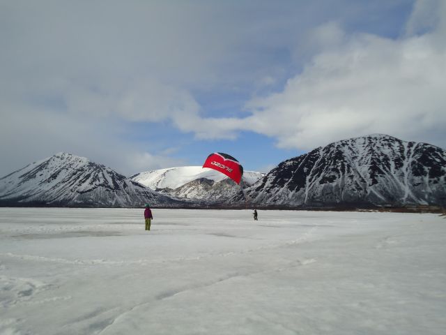 kirovsk snowkiting