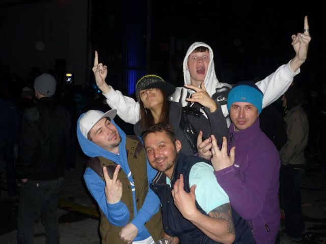 Все вместе на рок-фесте! ))) Майрхофен, 03.2012