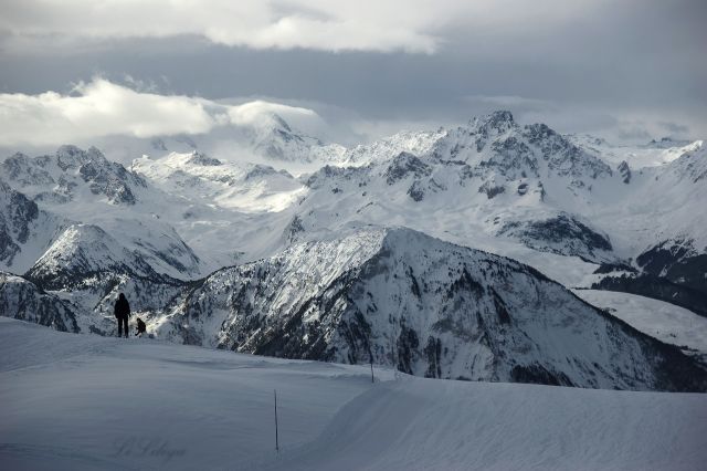 La Plagne утро 29 января 14