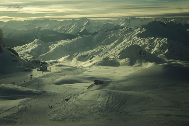 La Plagne вечером
