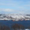 Мишуково.Мурманск через залив.