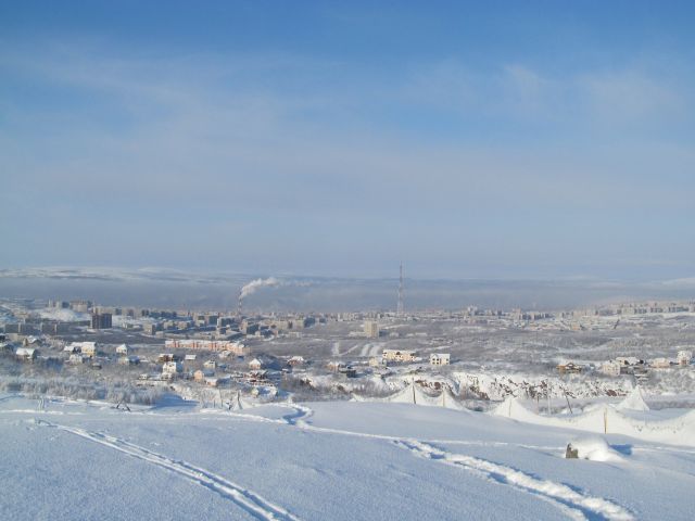 Огни Мурманска.