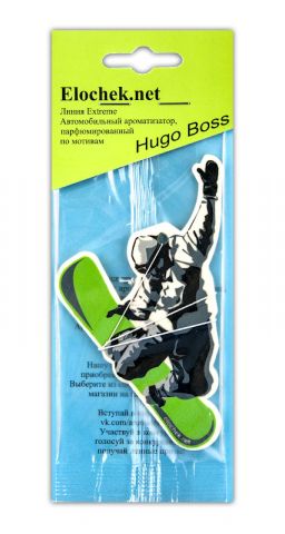 Ароматизатор сноубордист, аромат Hugo Boss