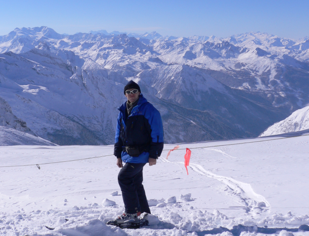 Вид на 3 долины (Courchevel) со стороны La Plagne