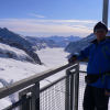 Ледник Aletsch, вид с Jungfraujoch