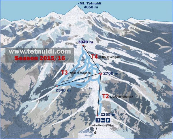 Карта курорта Тетнульди