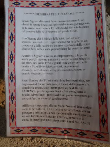 молитва горнолыжника