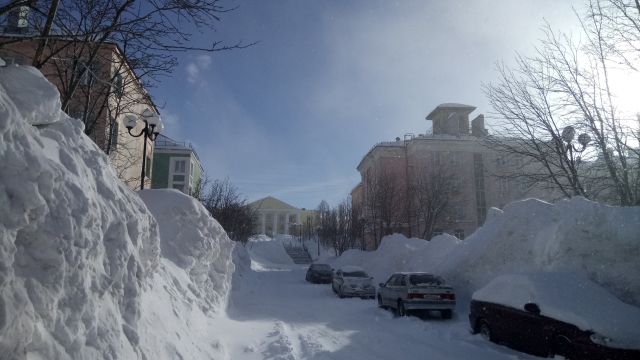 Снежный бульвар.