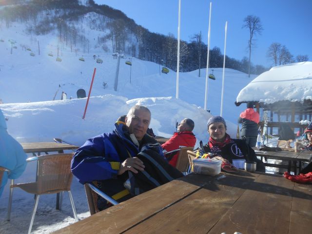 Перекус с сыном на 1600м.