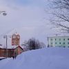 на центральной площади