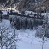Вид на шале с высоты 1000 м