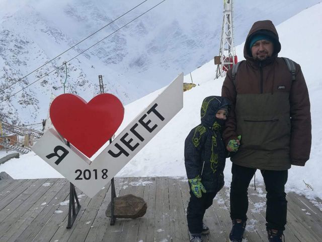 на Чегете