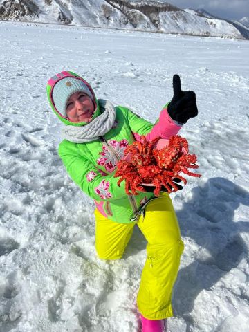 Сама лично поймала и сама сварила)))